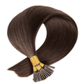 Chocolate Brown100% Remy Human Hair I Tip Extensions 18- 26inch Pre Bonded i-Tip Hair Extensions 1g/s 50-100gram
