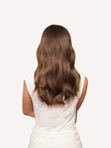 Classic Chestnut Brown Clip-Ins Remy Hair Extension - SashBeauty