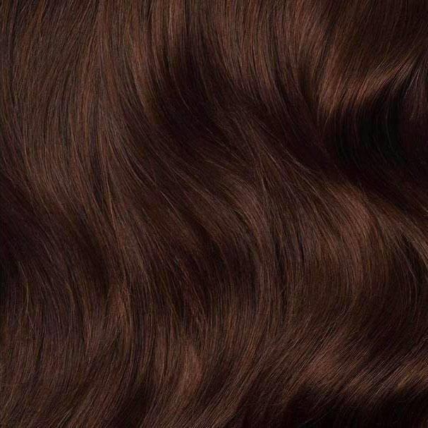 Classic Chocolate Brown Clip-In Remy Hair Extensions - SashBeauty