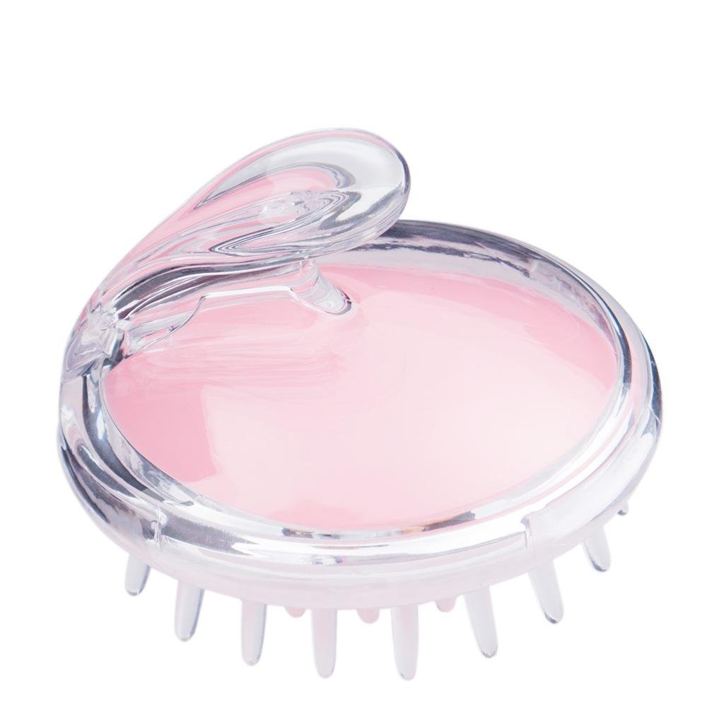 Clear Soft Silicone Scalp Massage Brush - SashBeauty