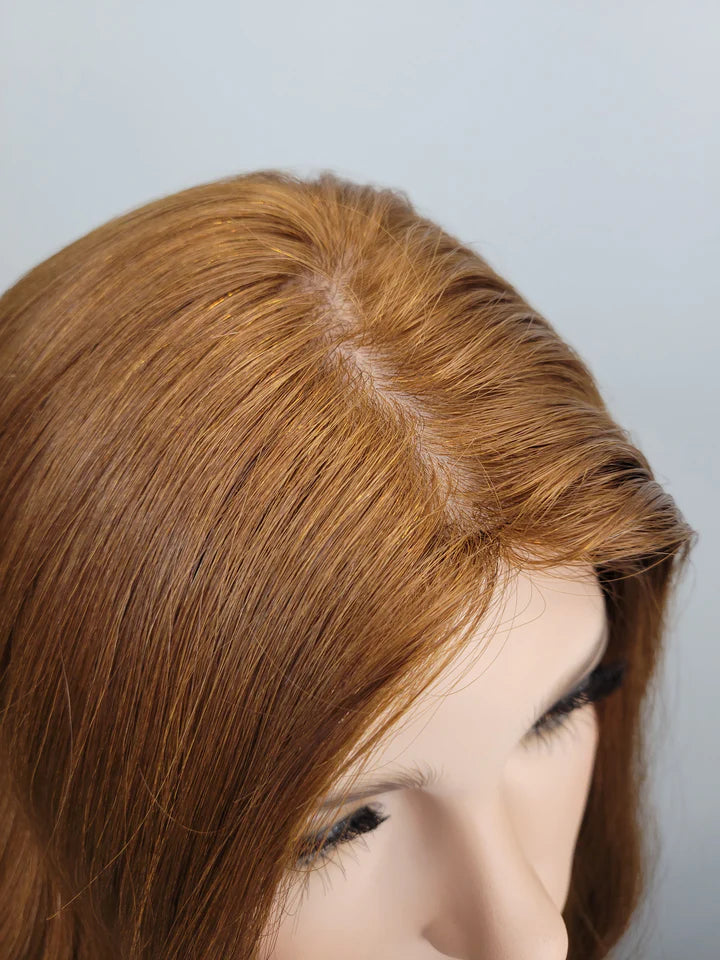 Level 7 copper Natural Red 100% Premium Mongolian Silk Base front mono-topper Canada