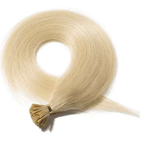 Platinum Blonde 100% Remy Human Hair I Tip Extensions 18- 26inch Pre Bonded i-Tip Hair Extensions 1g/s 50gram