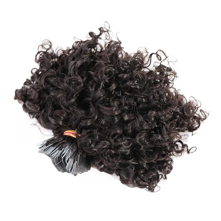 Curly Tape In Human Hair Extensions - SashBeauty