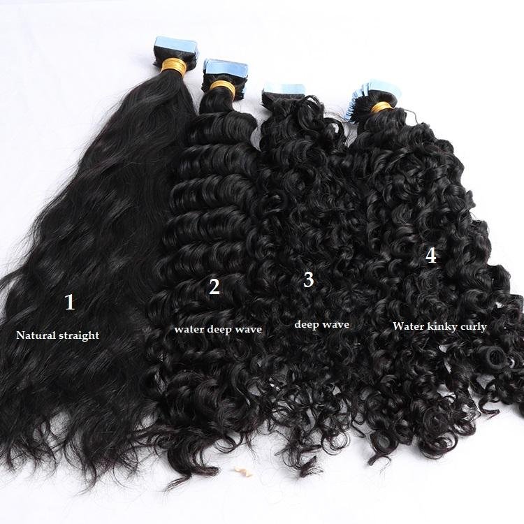Curly Tape In Human Hair Extensions - SashBeauty