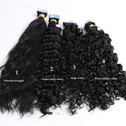 Curly Tape In Human Hair Extensions - SashBeauty