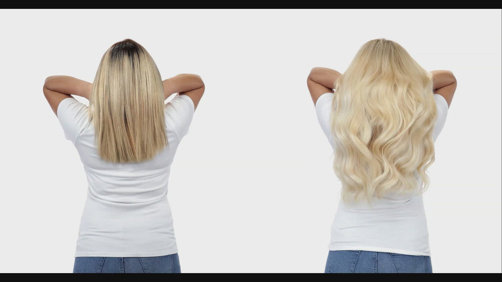 Platinum Blonde 100% Remy Human Hair I Tip Extensions 18- 26inch Pre Bonded i-Tip Hair Extensions 1g/s 50gram