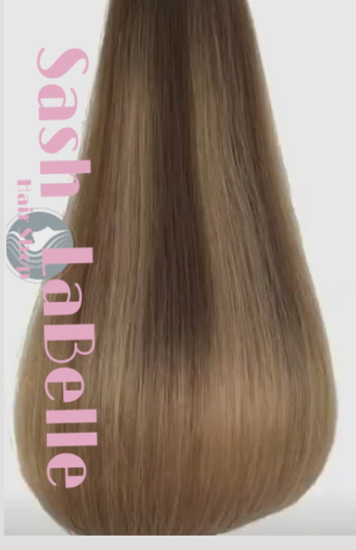 100% Remy Human Hair European P16/22 Balayage Tape-In Hair Extensions (55g - 175g)-Light Brown and Bleach Blonde from 20pcs/Package