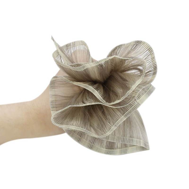 Dark Ash platinum Extra Thin Flat WEFT - SashBeauty