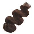 Dark-Brown Wavy Extra Thin Flat WEFT - SashBeauty