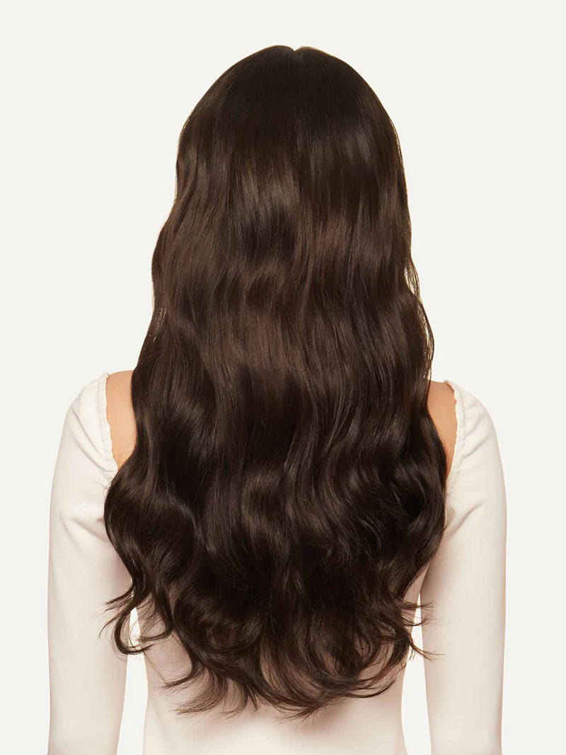 Dark Brown 100% Remy Clip-In Hair Extension