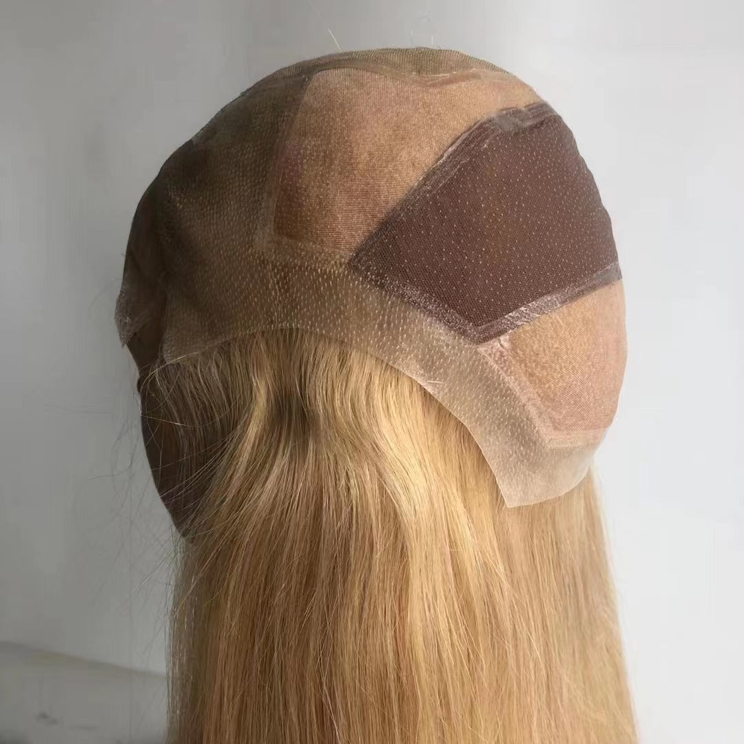 Dirty Blonde 100% Remy Hair Wigs for thin hair