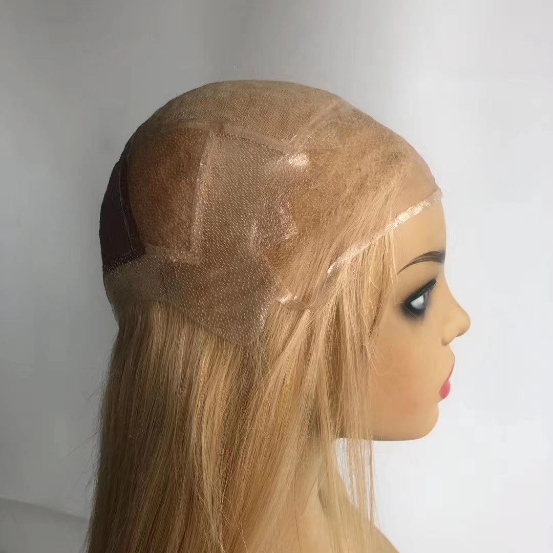 Dirty Blonde 100% Remy Hair Wigs for thin hair