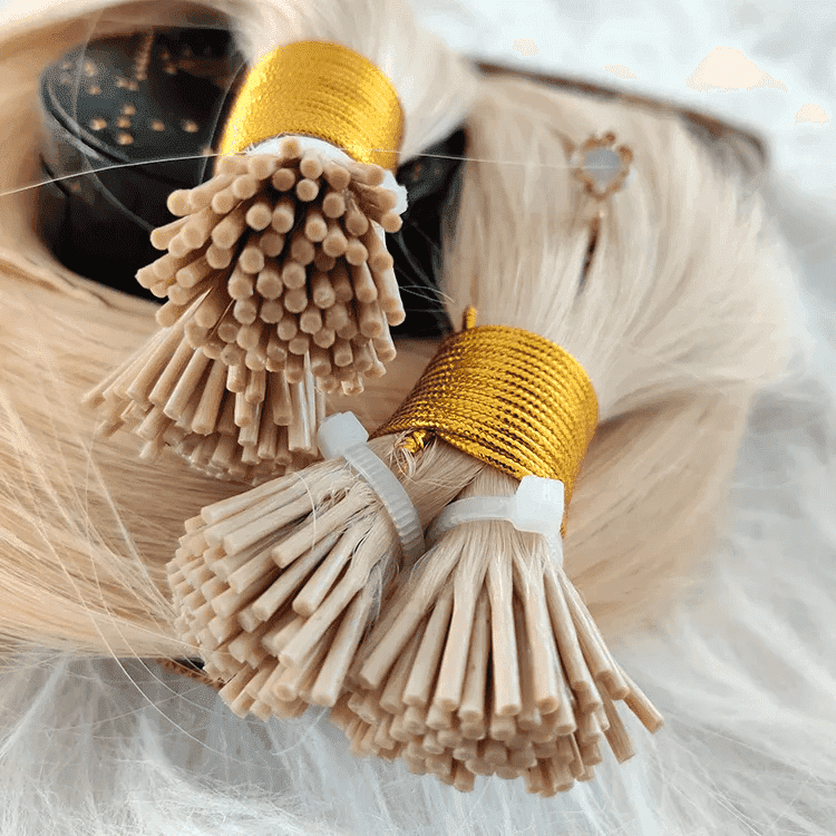 Chestnut Brown100% Remy Human Hair I Tip Extensions 18- 26inch Pre Bonded i-Tip Hair Extensions 1g/s 50-100gram