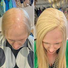 100% Remy Real Human Hair - Invisible U-CLIP Hair Extensions - Platinum Blonde