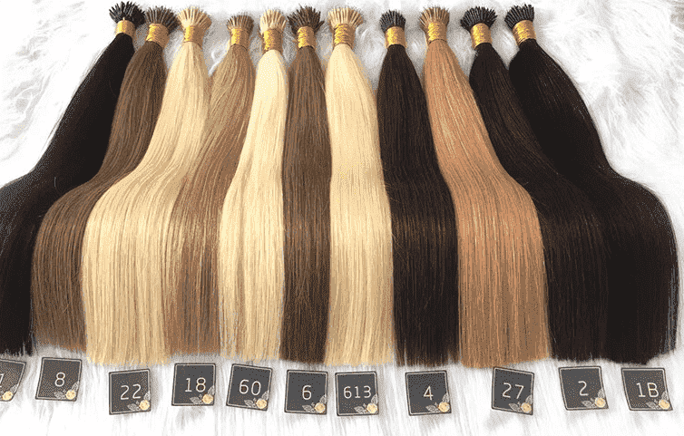 Chocolate Brown100% Remy Human Hair I Tip Extensions 18- 26inch Pre Bonded i-Tip Hair Extensions 1g/s 50-100gram
