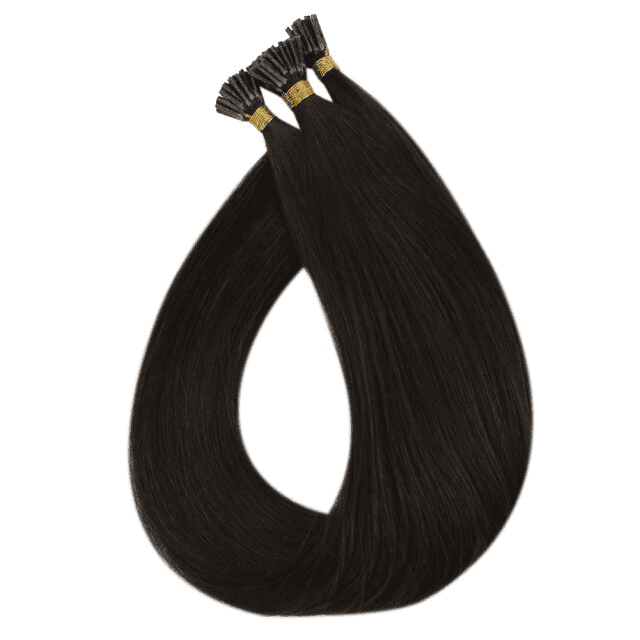 100% Espresso (Darker) Brown 100% Remy Human Hair I Tip Extensions 18- 26inch Pre Bonded i-Tip Hair Extensions 1g/s 50-100gram