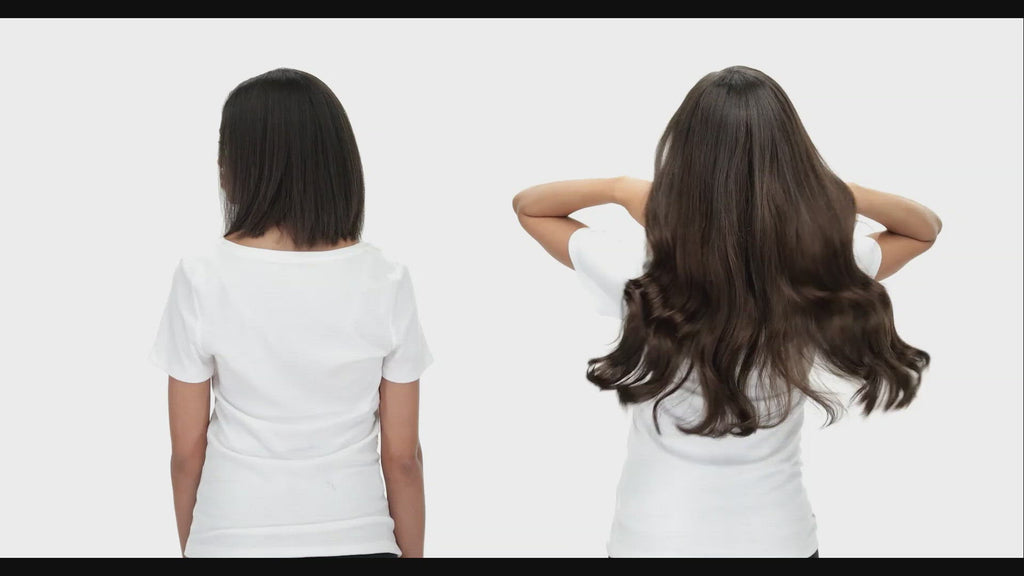 Dark Brown 100% Remy Clip-In Hair Extension