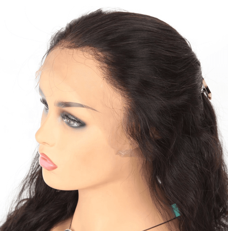 Full Lace Frontal Wig - chocolate Brown, Body Wave - SashBeauty
