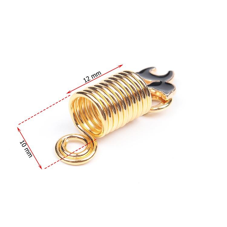 Golden/Bronze Metal Charm for Hair Braid and dreadlocs - SashBeauty