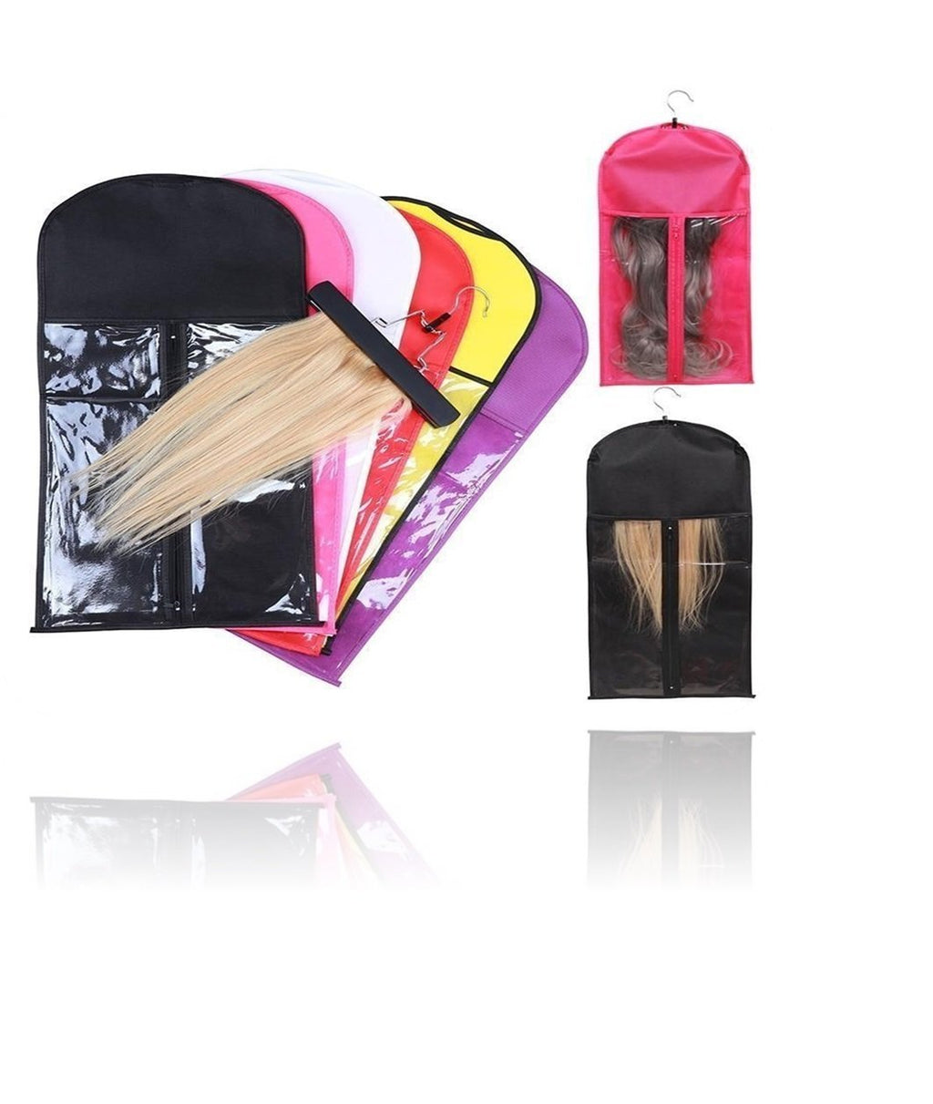 Hair Extension: Affordable Carrier Bag With Hanger - SashBeauty