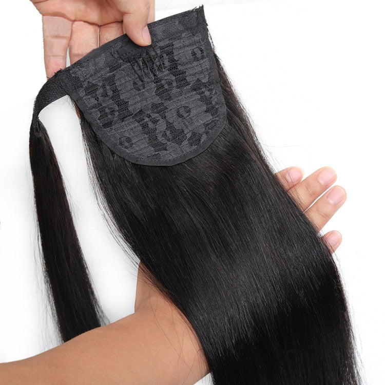 Premium Fiber Wrap Around Kinky Ponytail 30"