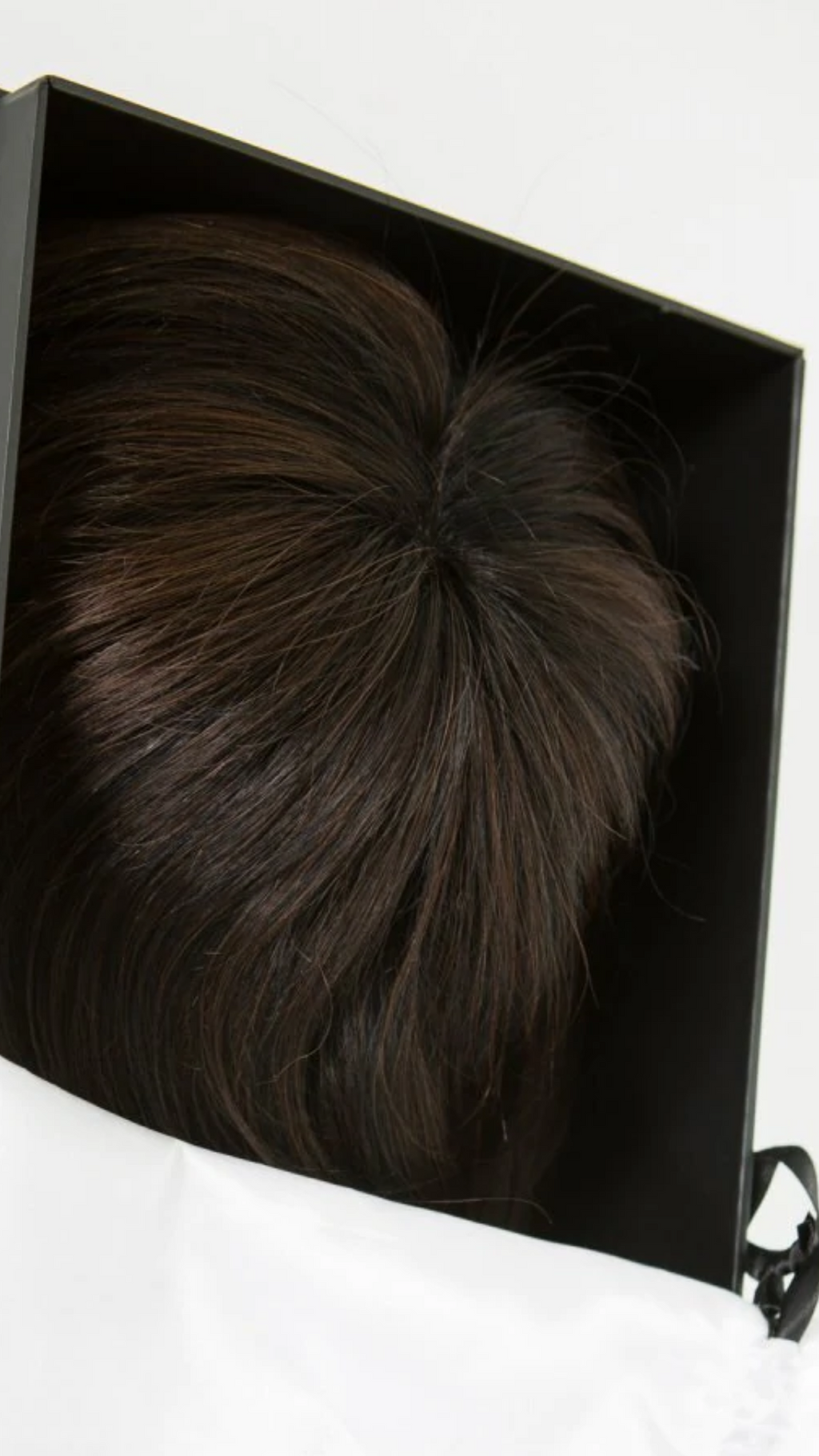 100% Remy Human Hair Dark Brown Full Volume Hair Topper Canada