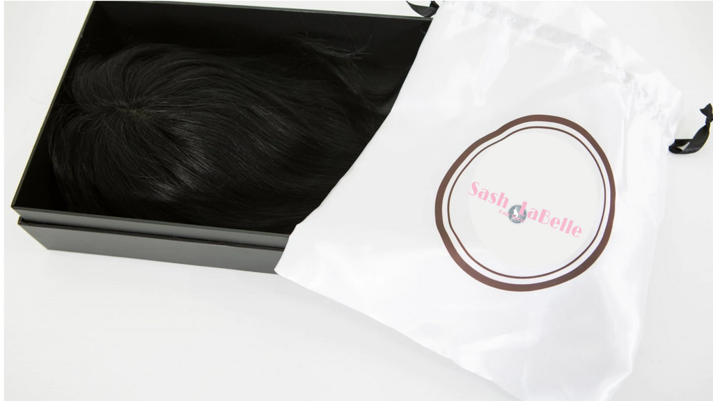 100% Remy Human Hair Off Black Hair Topper Canada