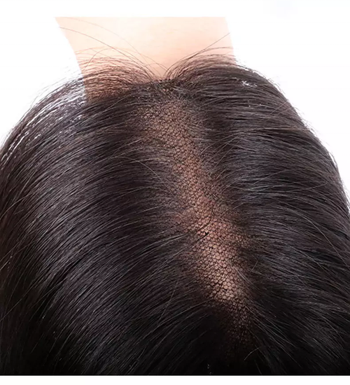 100% Remy Human Hair Dark Brown Hair Topper Canada