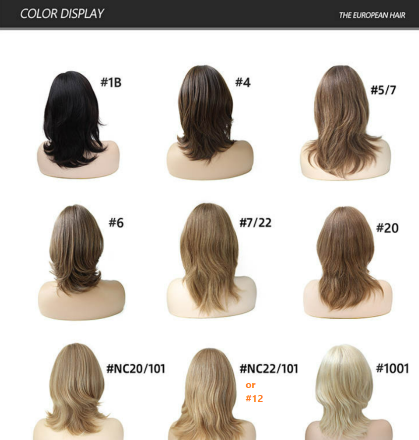 Athena Premium Human Hair Mono Top 100% Hand Made Full Cap Women Wig for Hair Loss