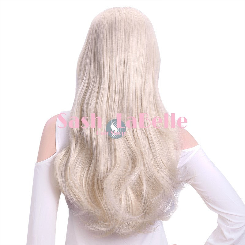 Off Black Half Wig