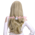 Platinum Blonde highlights Half Wig
