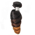 Classic Dark Brown Ombre 100% Clip-In Remy Hair Extensions