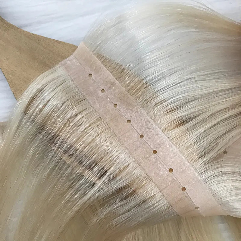 NO SEWING, NO GLUE, Hole Weft 100% Human Hair Extensions 100-160g/Pack
