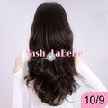 Dark Brown Half Wig