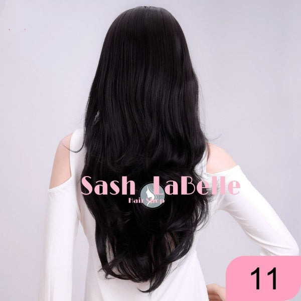 Dark Brown Half Wig