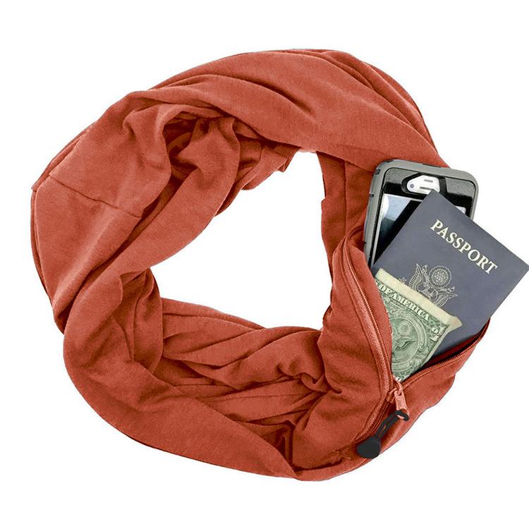 Infinity Scarf - with a secret pocket - SashBeauty