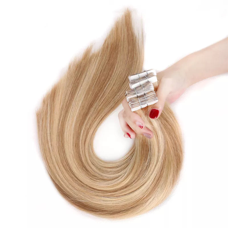 Injected Invisible tape in Extension 27 Sashlabelle Hair
