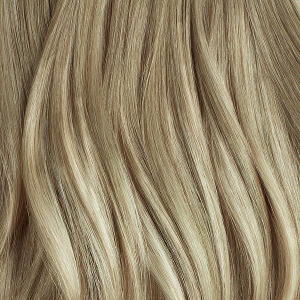 Invisible Remy Human Hair Halo Extensions - Sandy Blonde Balayage - SashBeauty