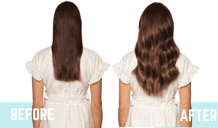 100% Remy Human Hair Halo Hair Extensions - Chocolate Brown Balayage