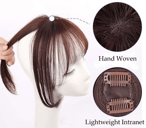 Jet Black Classic 3D Sash Clip-on Bangs - SashBeauty