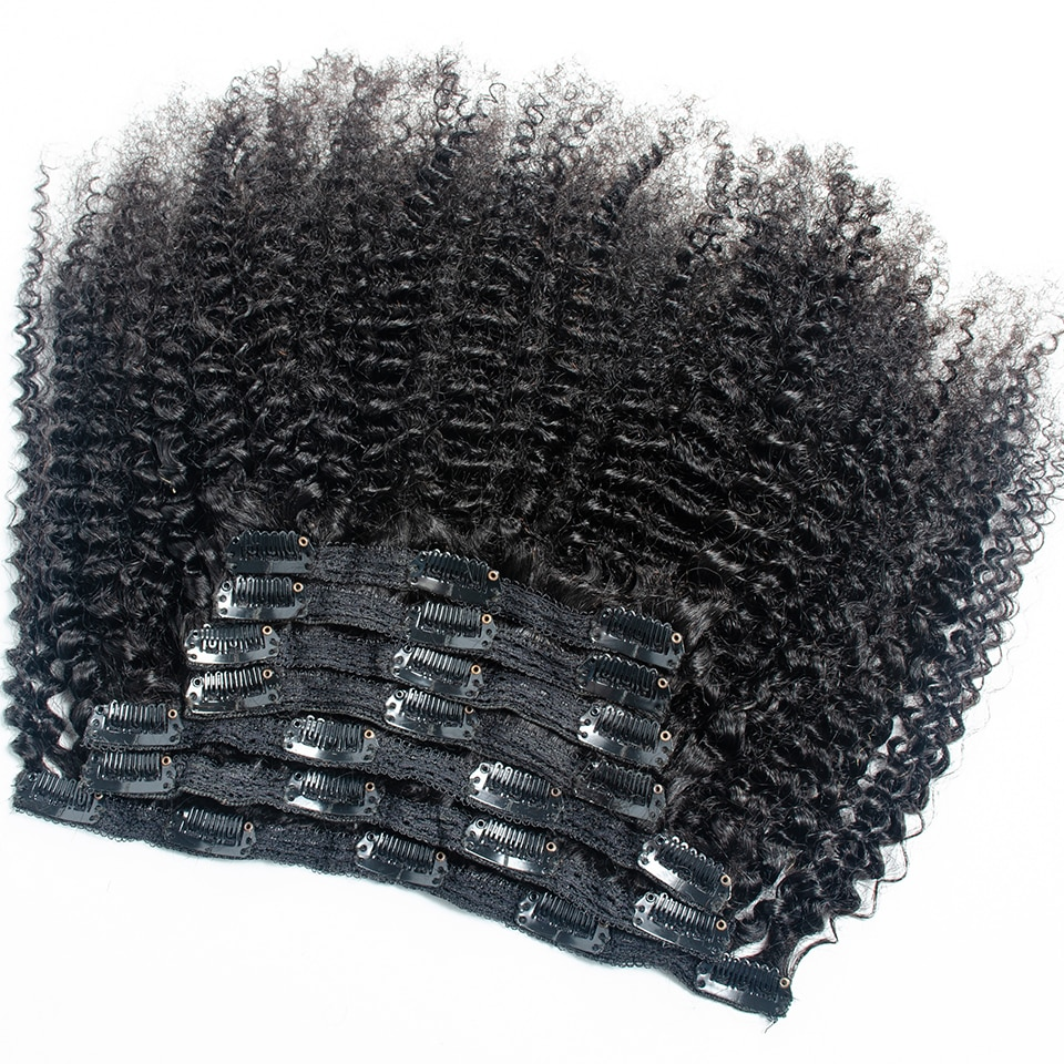 Afro Kinky Curly Clip-Ins - 120g