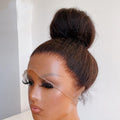 13*4 Lace Front Kinky Straight Wig - Natural color
