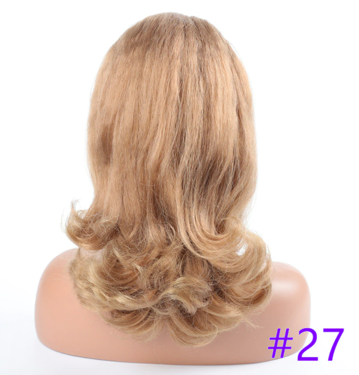 Dirty Blonde Afro Kinky Texture Drawstring Ponytail