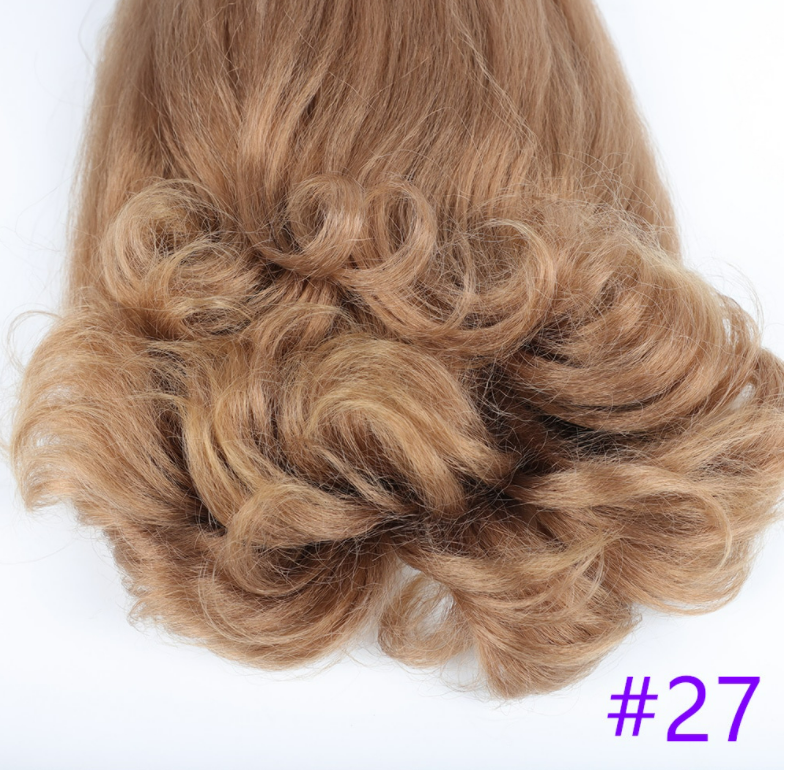 Burgundy Afro Kinky Texture Drawstring Ponytail