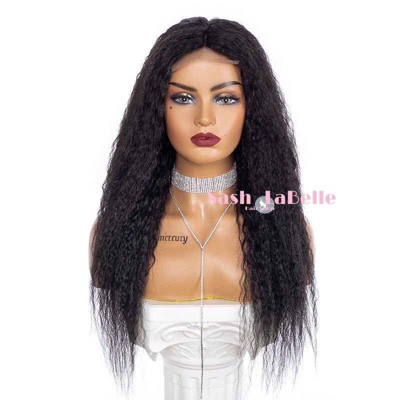 4*4 Lace Front Kinky Curls - Natural color