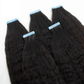 Afro Kinky Straight Off Black Remy Human Hair Tape-In Hair Extensions (55g - 175g)