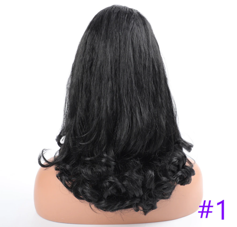Dirty Blonde Afro Kinky Texture Drawstring Ponytail