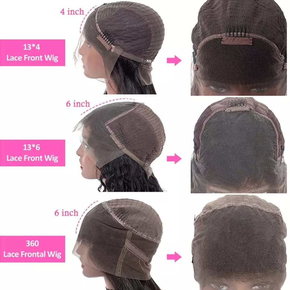 HD Swiss Lace Frontal Curly 100% Human Hair Ombre Wig