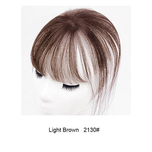 Light Brown Classic 3D Sash Clip-on Bangs - SashBeauty