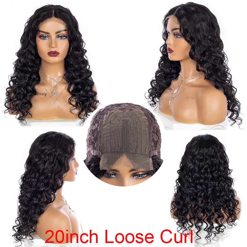4*1 Lace Front Loose Wave - Natural color